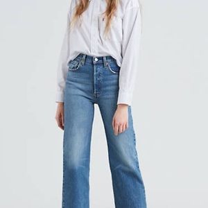 Levi’s Premium Ribcage Straight Ankle Jive Swing NWOT